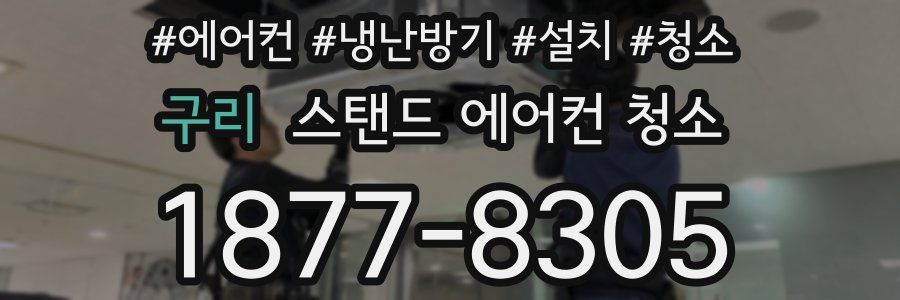 구리 스탠드 에어컨 청소