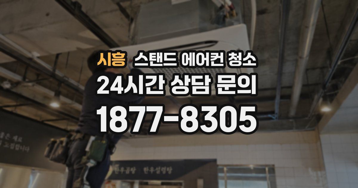 시흥 스탠드 에어컨 청소