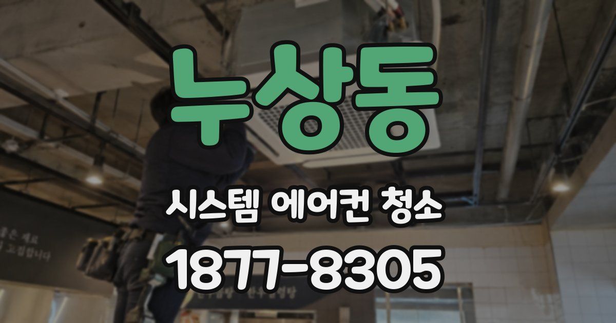 누상동 시스템 에어컨 청소