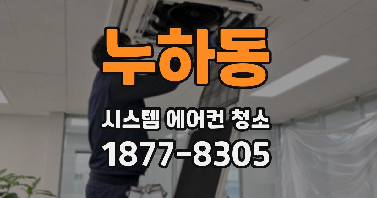 누하동 시스템 에어컨 청소