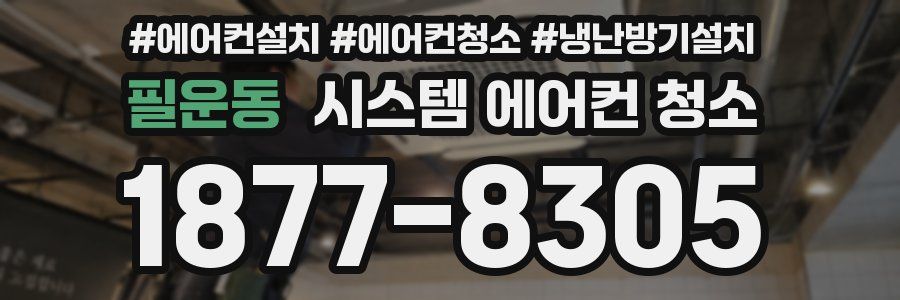 필운동 시스템 에어컨 청소