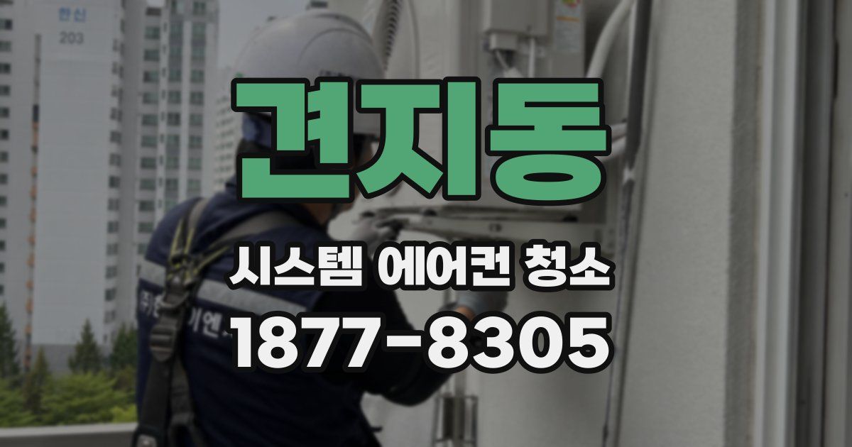 견지동 시스템 에어컨 청소