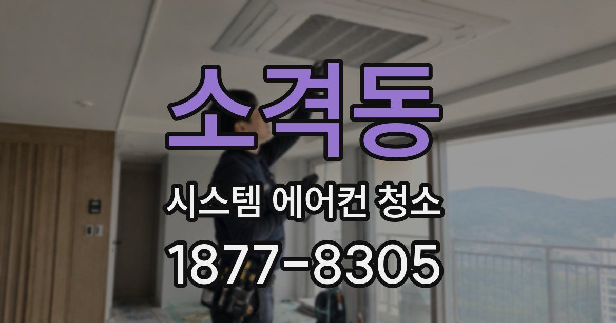 소격동 시스템 에어컨 청소