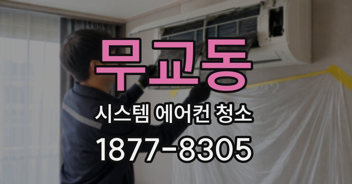 무교동 시스템 에어컨 청소