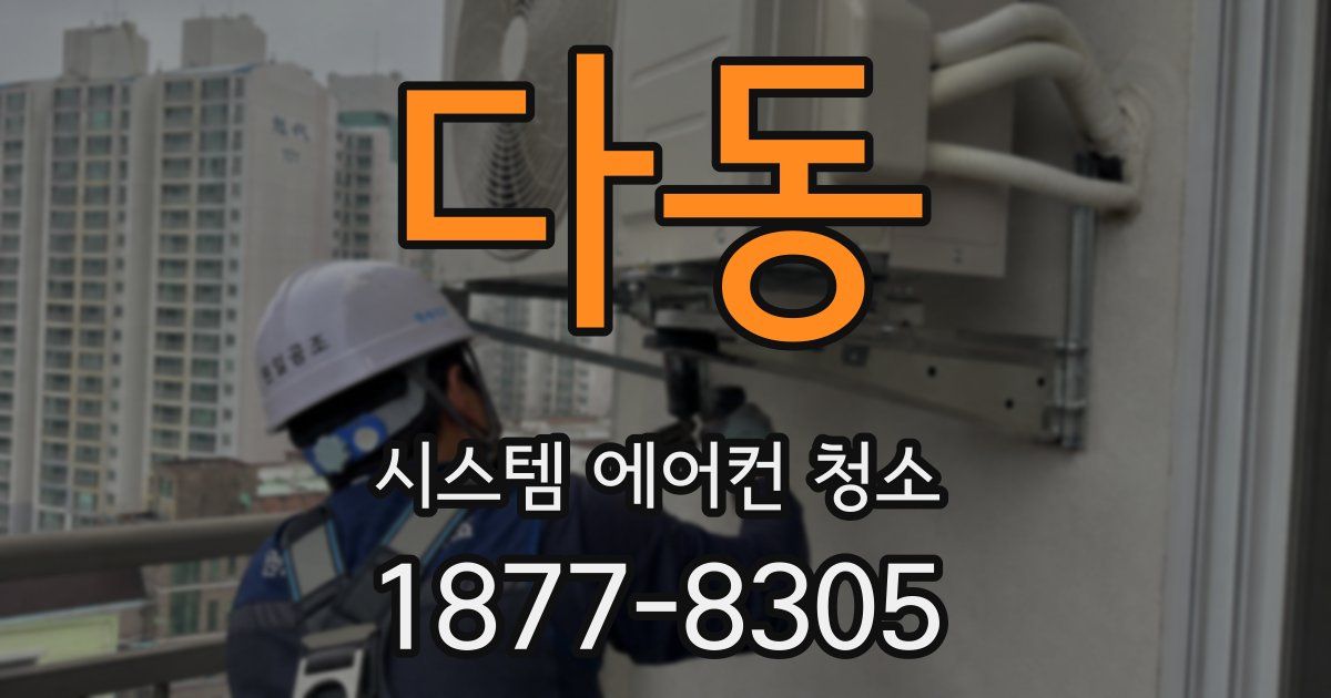 다동 시스템 에어컨 청소