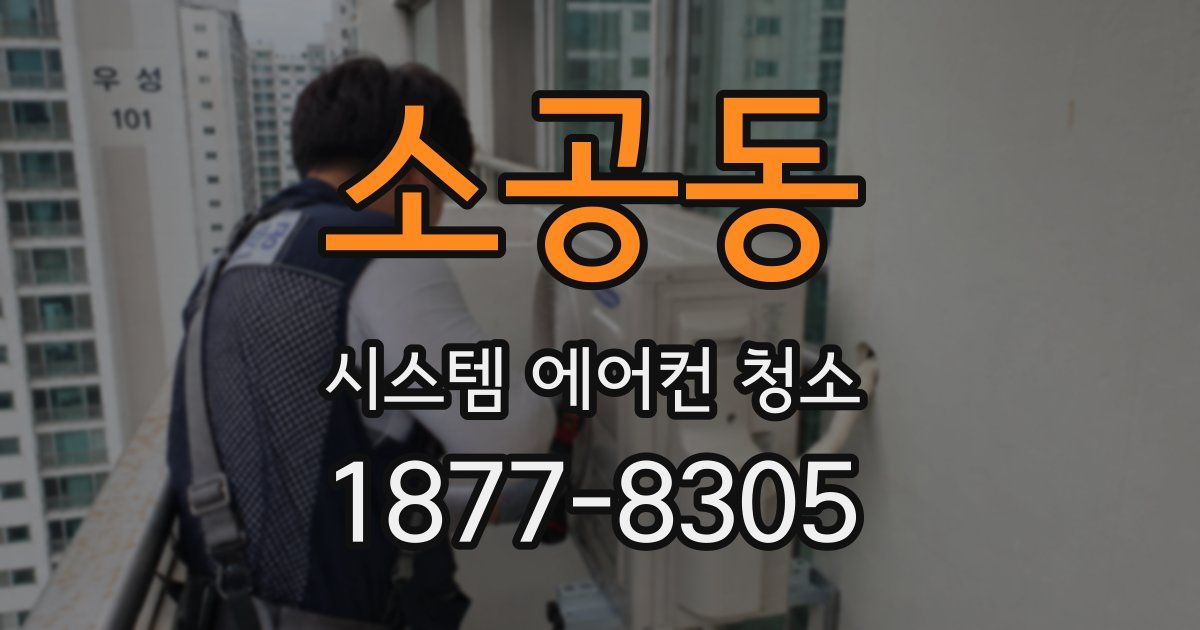 소공동 시스템 에어컨 청소
