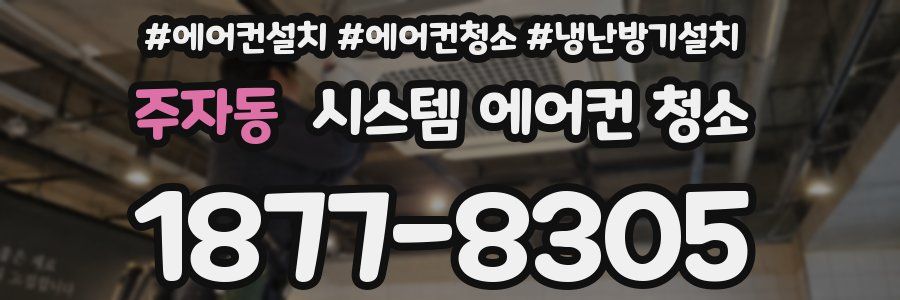 주자동 시스템 에어컨 청소