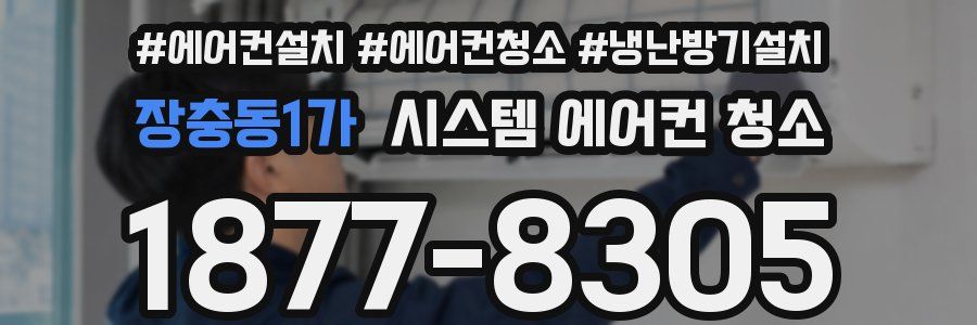 장충동1가 시스템 에어컨 청소