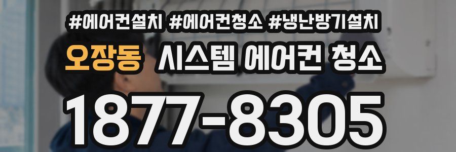 오장동 시스템 에어컨 청소