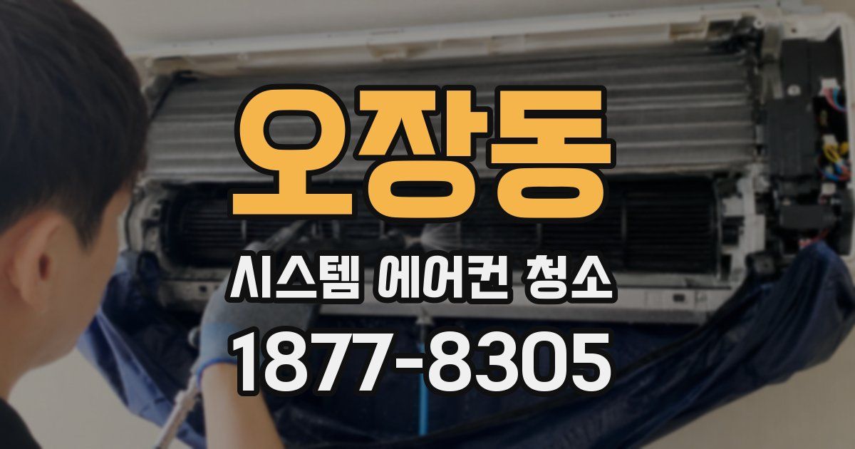 오장동 시스템 에어컨 청소
