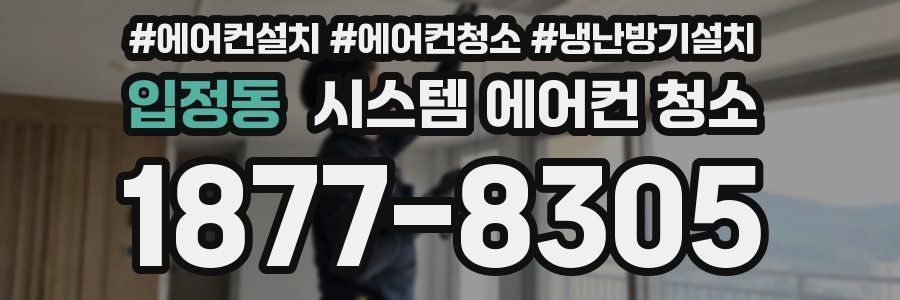 입정동 시스템 에어컨 청소