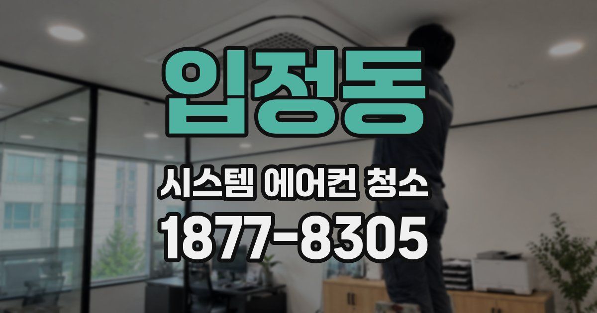 입정동 시스템 에어컨 청소