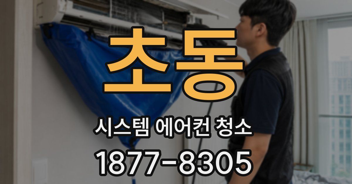 초동 시스템 에어컨 청소