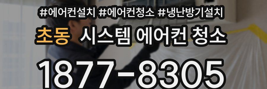 초동 시스템 에어컨 청소