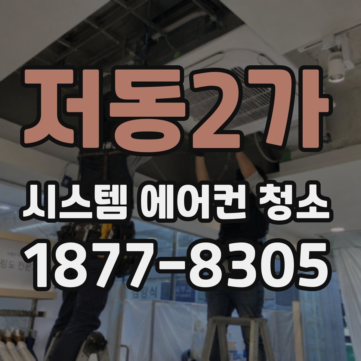 저동2가 시스템 에어컨 청소