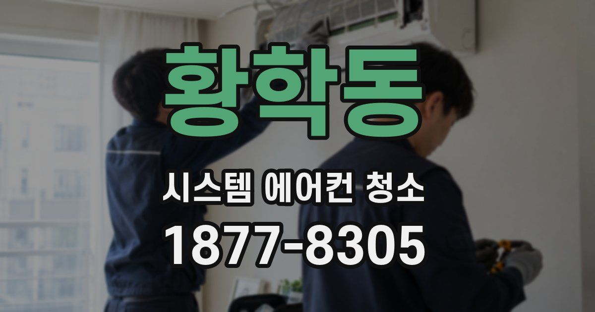 황학동 시스템 에어컨 청소
