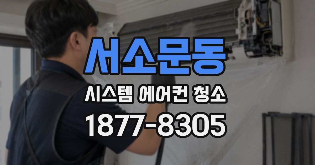서소문동 시스템 에어컨 청소