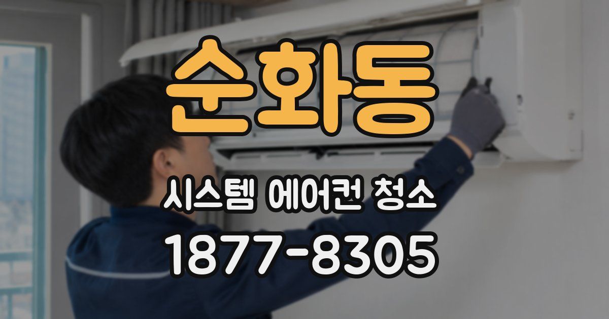 순화동 시스템 에어컨 청소