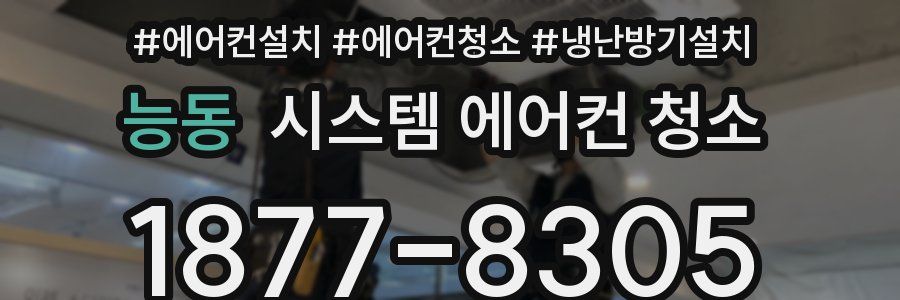 능동 시스템 에어컨 청소