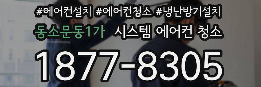 동소문동1가 시스템 에어컨 청소