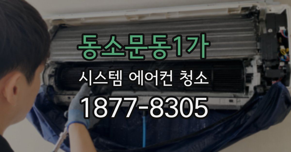 동소문동1가 시스템 에어컨 청소