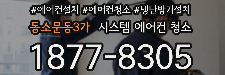 동소문동3가 시스템 에어컨 청소