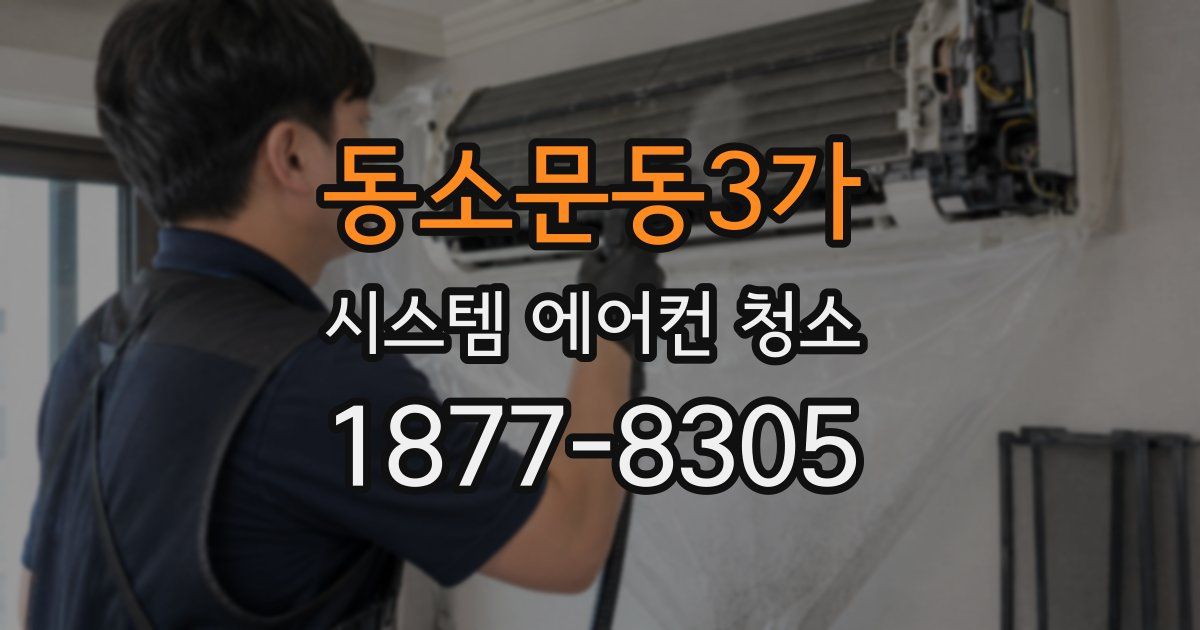 동소문동3가 시스템 에어컨 청소