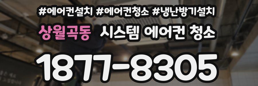 상월곡동 시스템 에어컨 청소