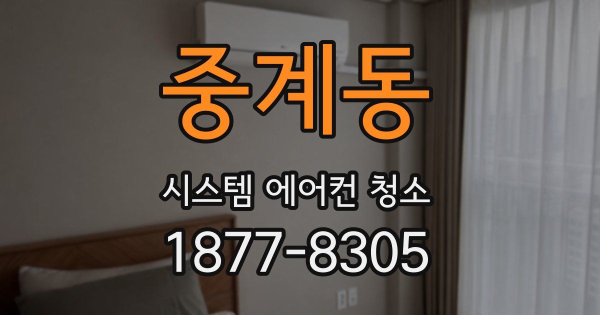 중계동 시스템 에어컨 청소