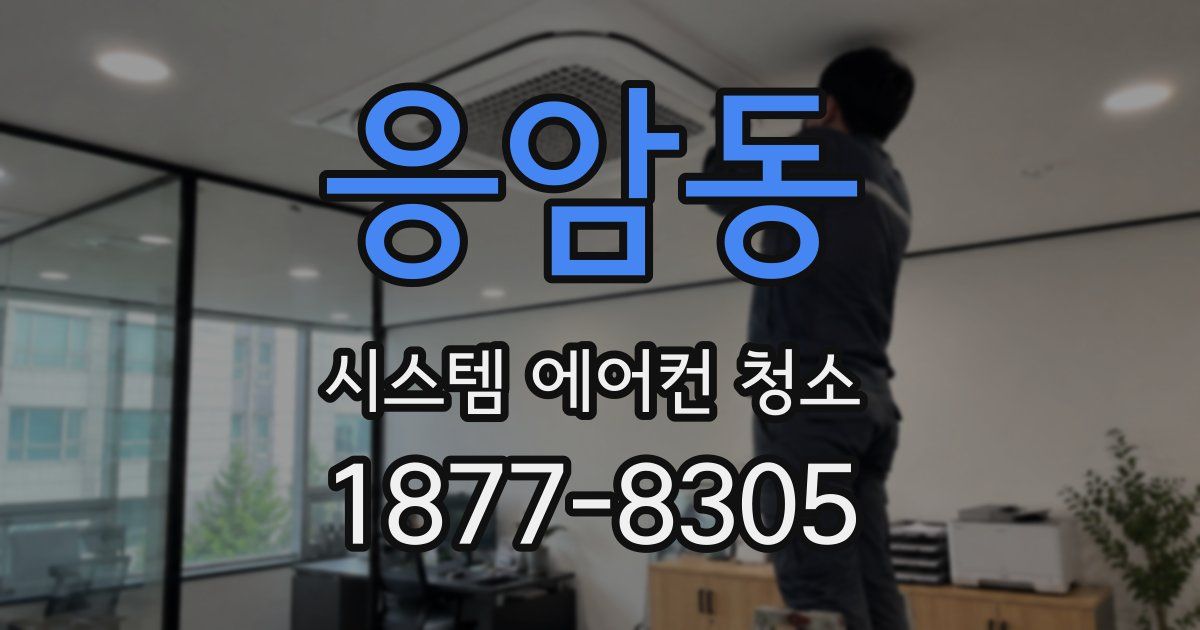 응암동 시스템 에어컨 청소