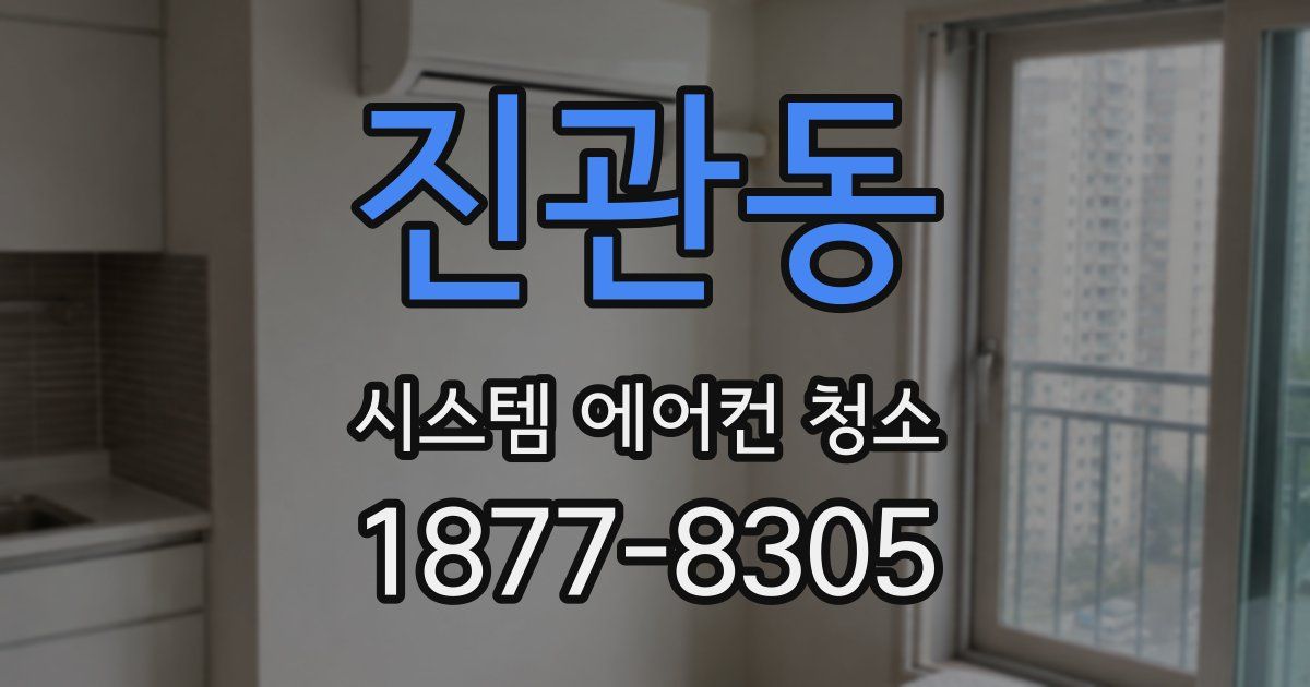 진관동 시스템 에어컨 청소