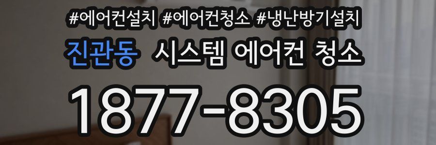 진관동 시스템 에어컨 청소