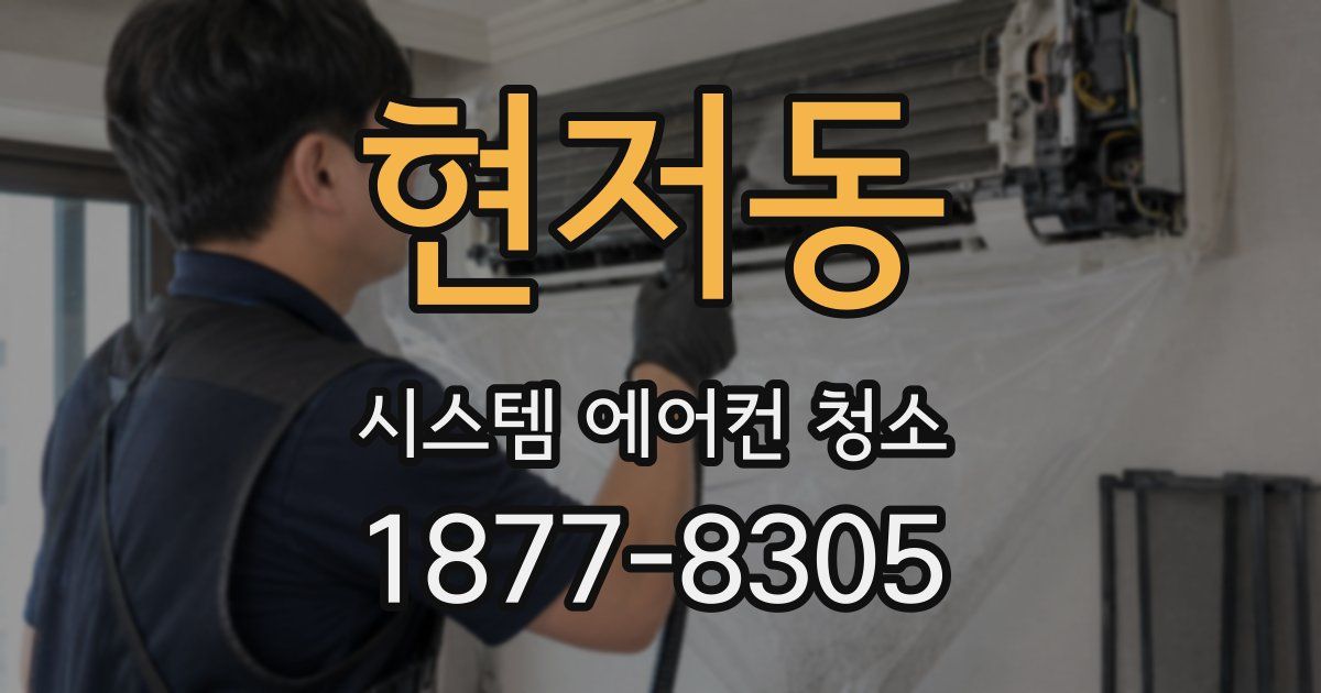 현저동 시스템 에어컨 청소