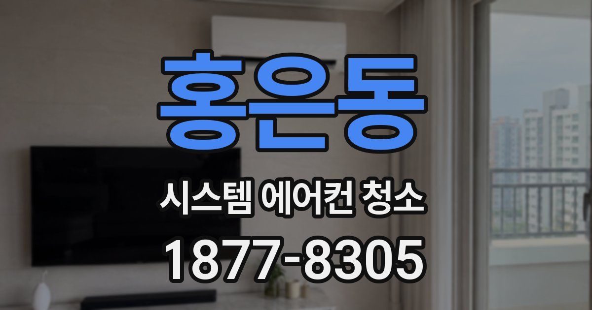 홍은동 시스템 에어컨 청소