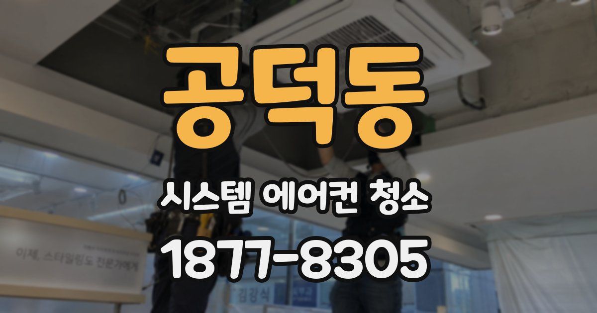 공덕동 시스템 에어컨 청소