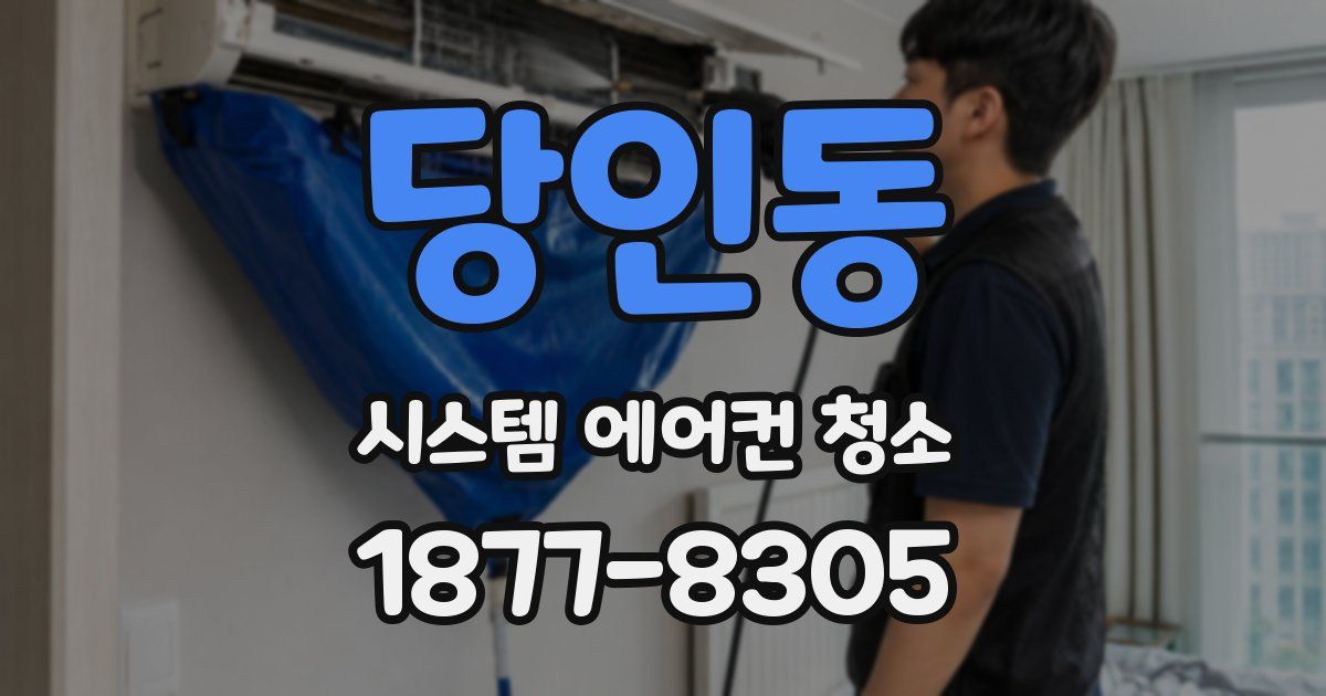 당인동 시스템 에어컨 청소
