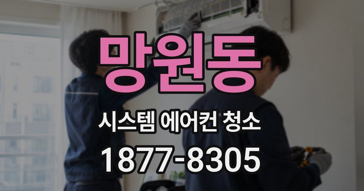 망원동 시스템 에어컨 청소