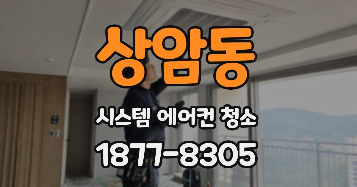 상암동 시스템 에어컨 청소
