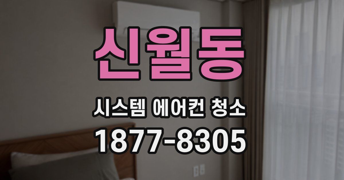 신월동 시스템 에어컨 청소