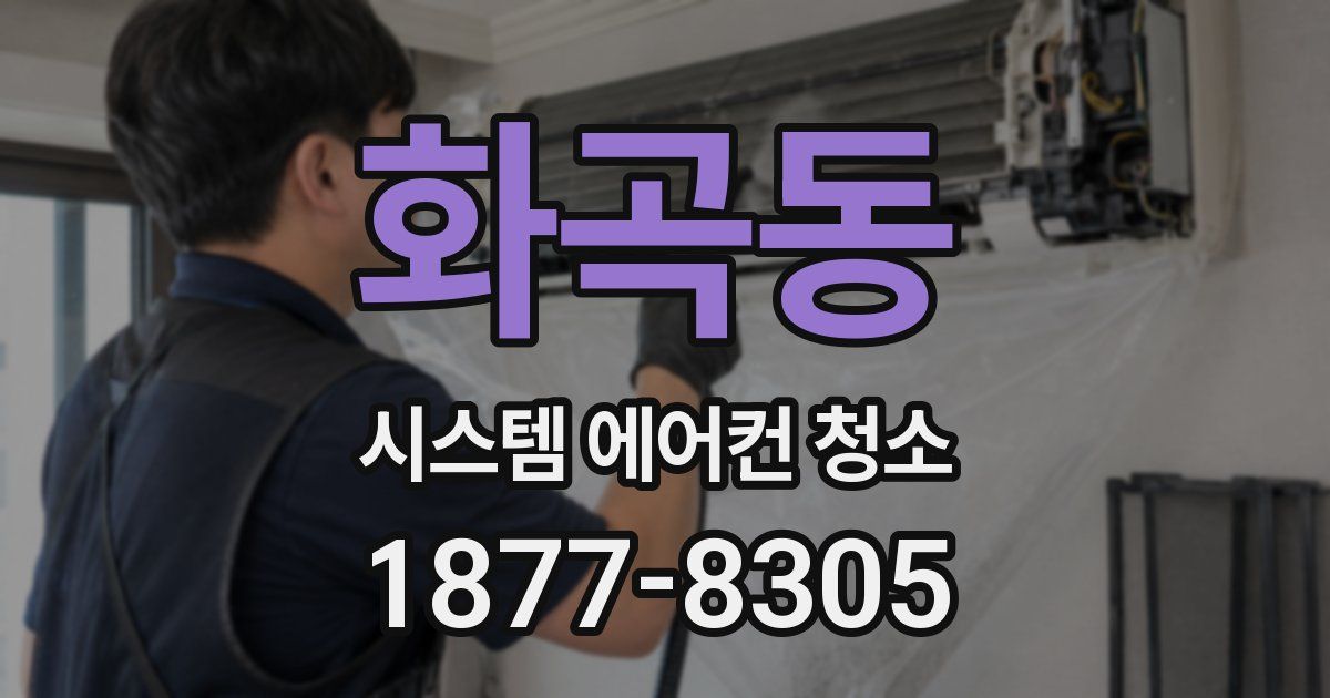 화곡동 시스템 에어컨 청소