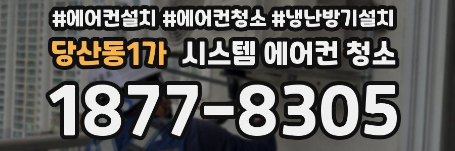 당산동1가 시스템 에어컨 청소