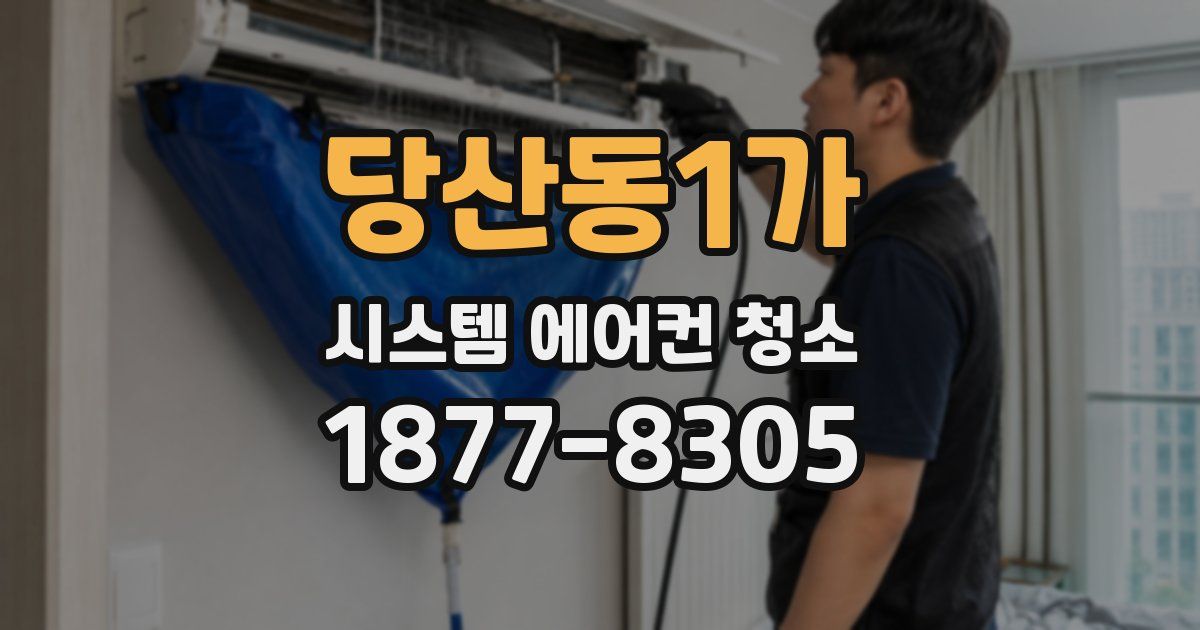 당산동1가 시스템 에어컨 청소