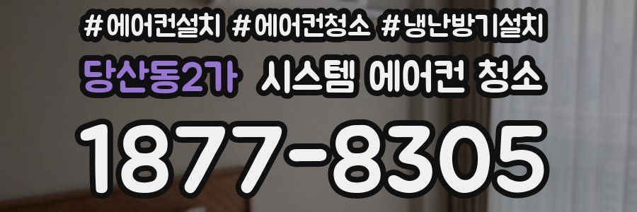 당산동2가 시스템 에어컨 청소