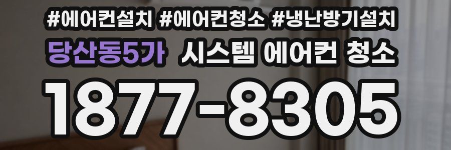 당산동5가 시스템 에어컨 청소