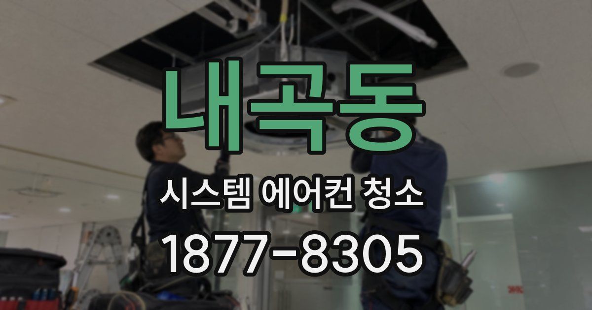 내곡동 시스템 에어컨 청소