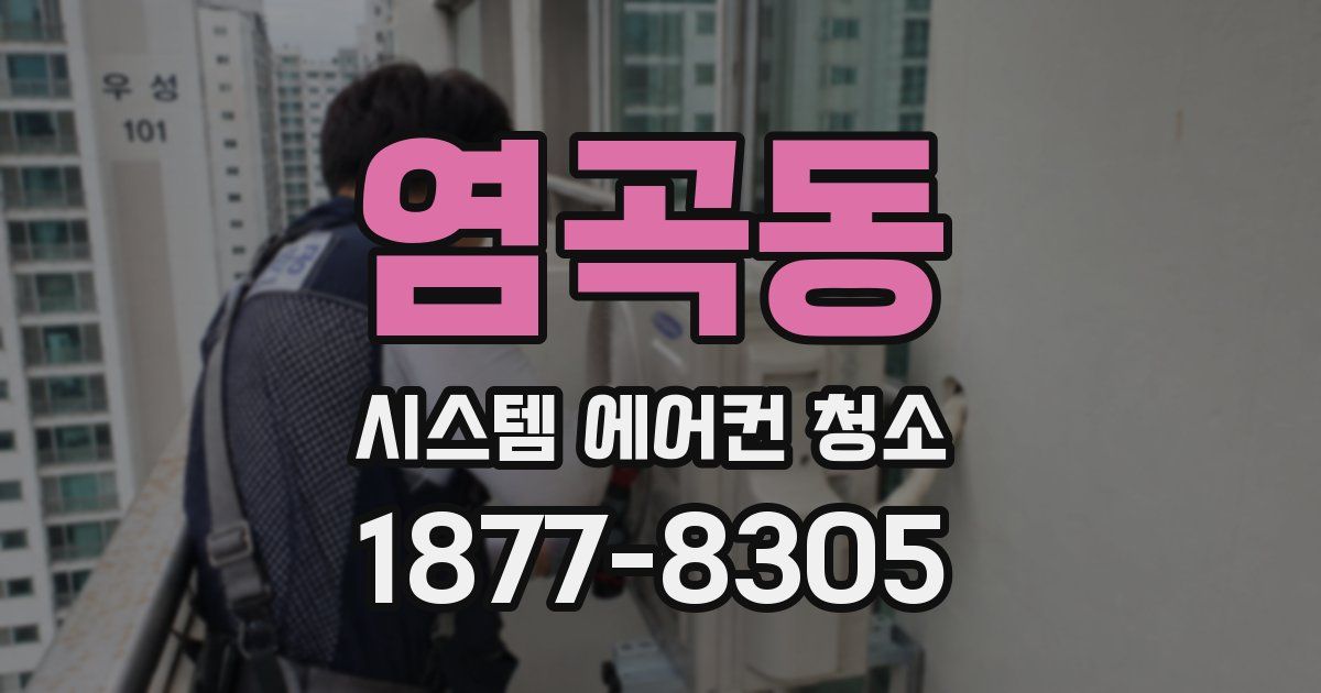 염곡동 시스템 에어컨 청소
