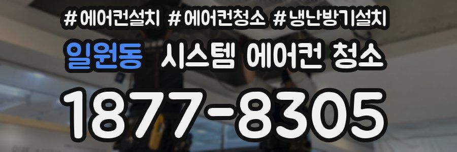 일원동 시스템 에어컨 청소