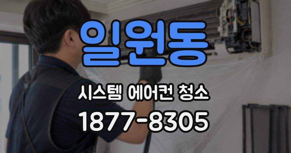 일원동 시스템 에어컨 청소