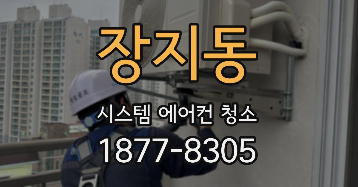 장지동 시스템 에어컨 청소