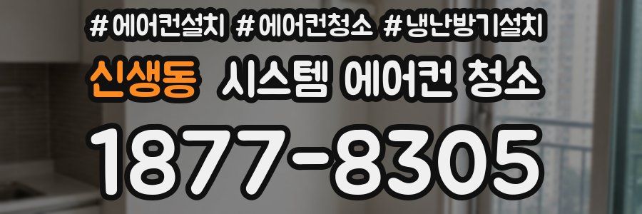 신생동 시스템 에어컨 청소